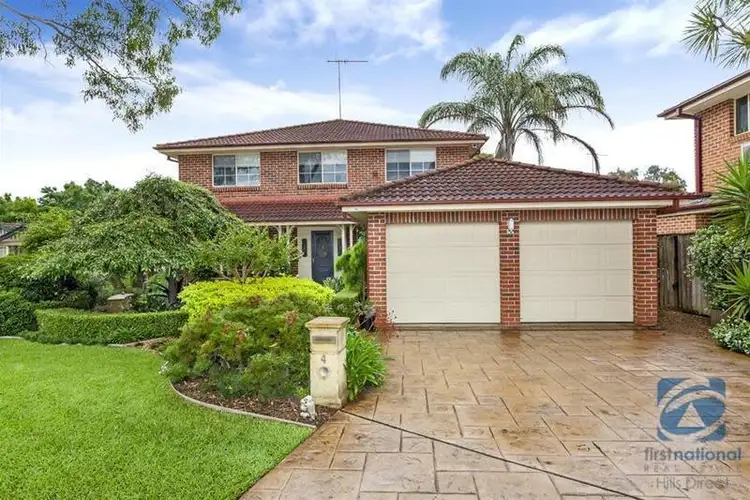 4 Ponytail Drive, Stanhope Gardens NSW 2768