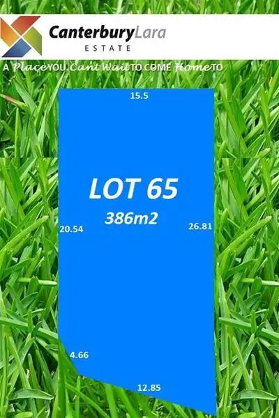 Lot 65 Canterbury Lara Estate, Lara VIC 3212