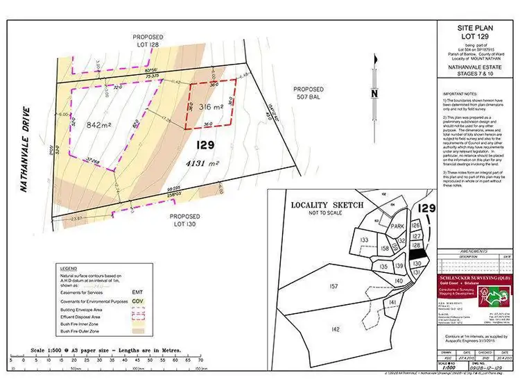 Third view of Homely land listing, 129 Nathanvale Drive, Mount Nathan QLD 4211