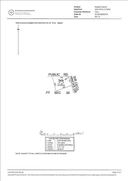 Third view of Homely land listing, Lot /349 Wauraltee Road, Wauraltee SA 5573