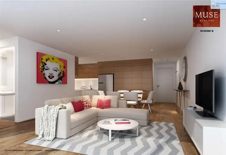 Second view of Homely apartment listing, 2405/35 Rogers Street, West End QLD 4101