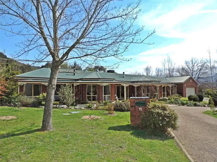 Main view of Homely house listing, 15 Walnut Grove, Bright VIC 3741