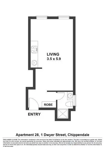 Sixth view of Homely apartment listing, 28/1 Dwyer Street, Chippendale NSW 2008