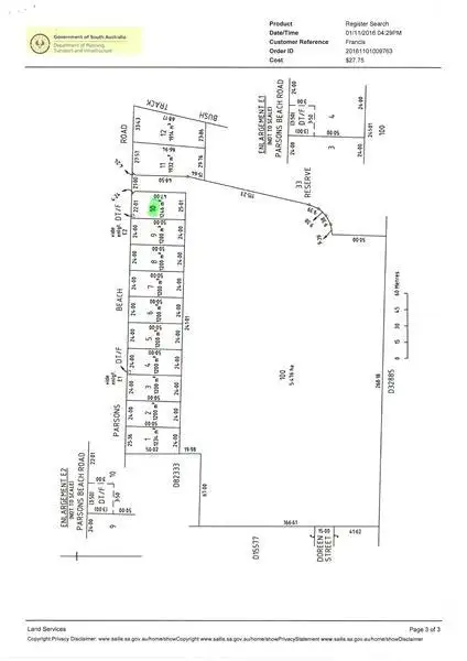 Fifth view of Homely land listing, LOT 10/10 Parsons Beach Road, Parsons Beach SA 5575