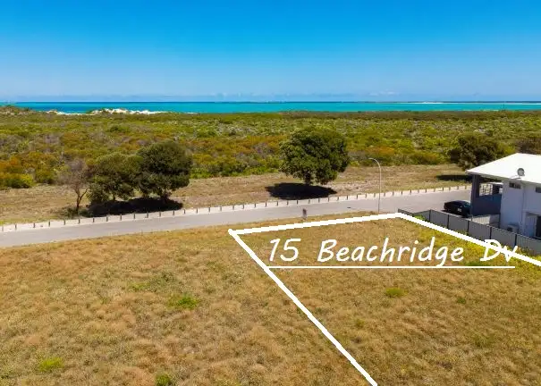 Second view of Homely land listing, 15 Beachridge Drive, Jurien Bay WA 6516