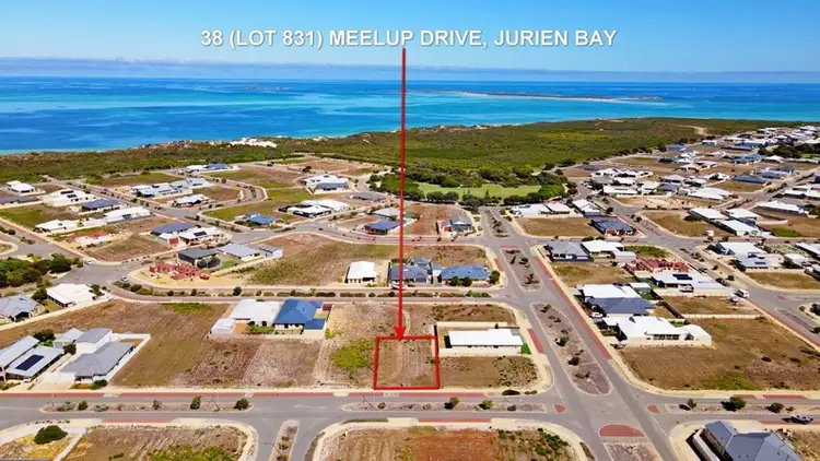 Main view of Homely land listing, 38 Meelup Drive, Jurien Bay WA 6516