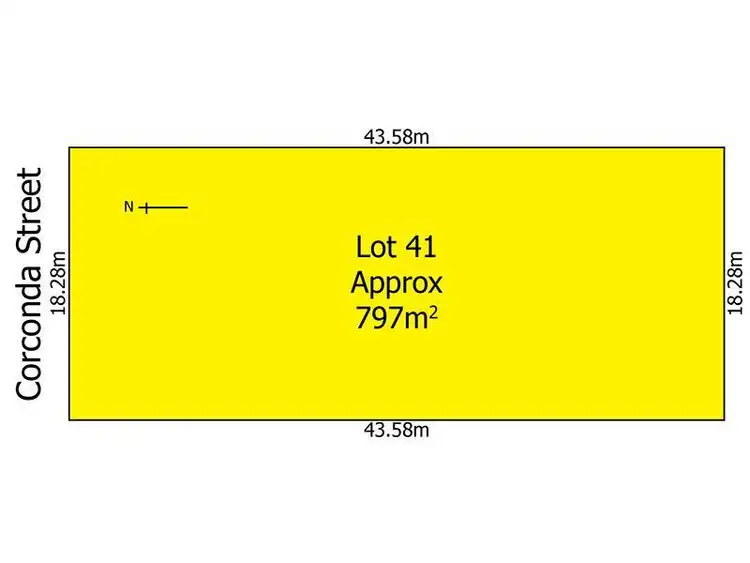 Main view of Homely land listing, Lot/41 (25) Corconda Street, Clearview SA 5085