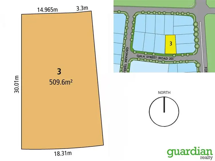 Third view of Homely land listing, 5 Gala Street, Box Hill NSW 2765