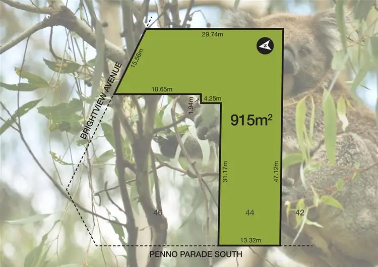 Main view of Homely land listing, 44 Penno Parade South, Blackwood SA 5051