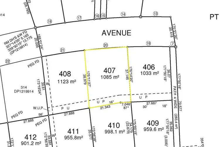 Main view of Homely land listing, Lot 407 Lomandra Avenue, Caniaba NSW 2480