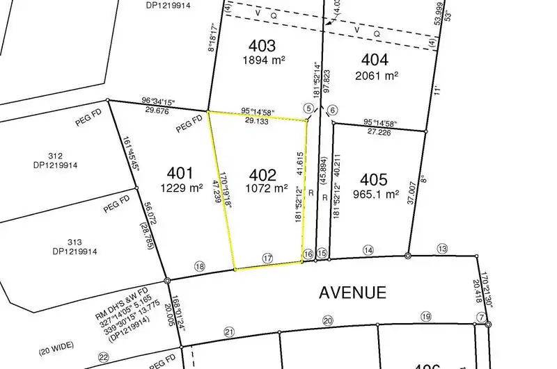 Main view of Homely land listing, Lot 402 Lomandra Avenue, Caniaba NSW 2480