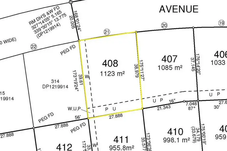 Main view of Homely land listing, Lot 408 Lomandra Avenue, Caniaba NSW 2480
