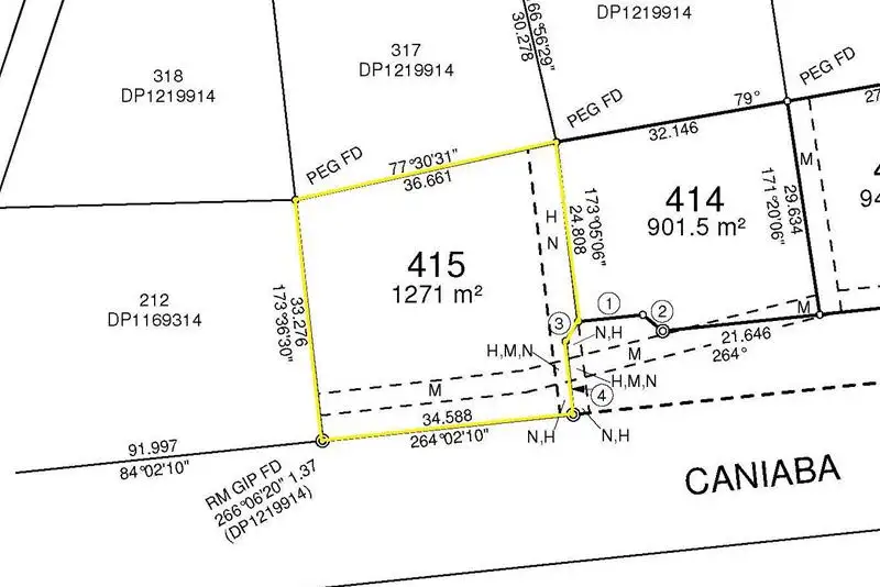 Main view of Homely land listing, Lot 415 Lomandra Avenue, Caniaba NSW 2480