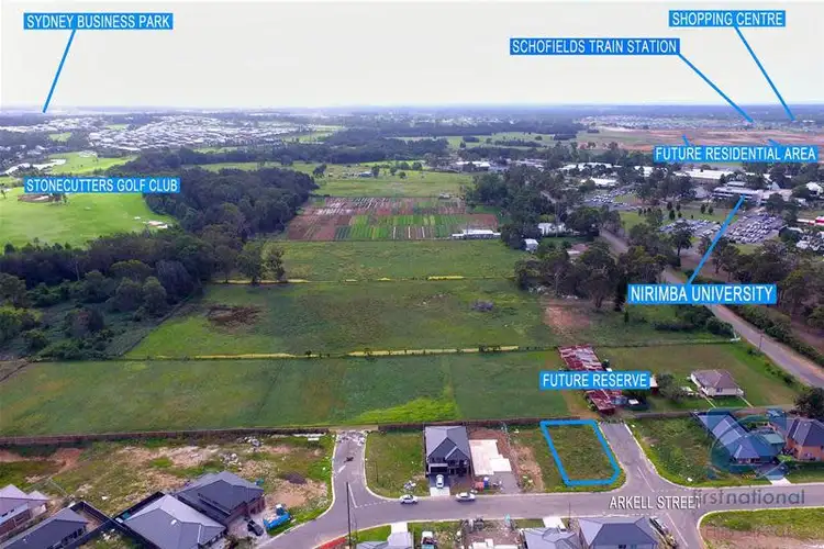 Third view of Homely land listing, 17 Arkell Street, Quakers Hill NSW 2763