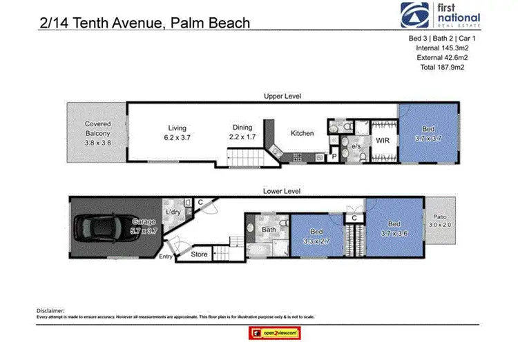 Fifth view of Homely semi-detached listing, 2/14 Tenth Avenue, Palm Beach QLD 4221