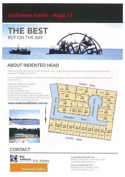 Lots 222 - 244 Annmaree Drive, Indented Head VIC 3223