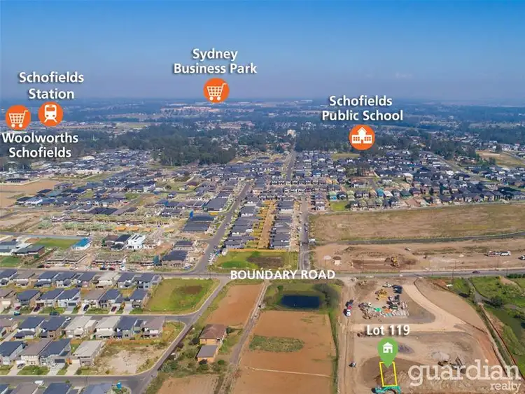 Third view of Homely land listing, Lot 119/Part Lot 1 Boundary Road, Schofields NSW 2762