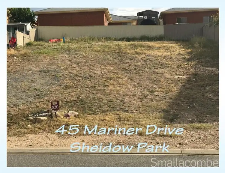 Lot 820 Mariner Drive, Sheidow Park SA 5158