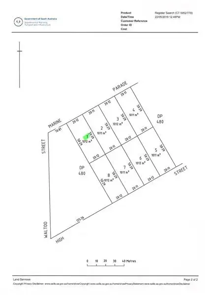 Fifth view of Homely land listing, LOT 1/128 Marine Parade, Port Moorowie SA 5576