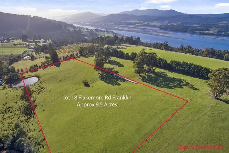 Main view of Homely land listing, 18 Flakemore Road, Franklin TAS 7113