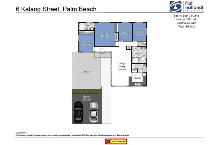 Fourth view of Homely house listing, 6 Kalang Street, Palm Beach QLD 4221
