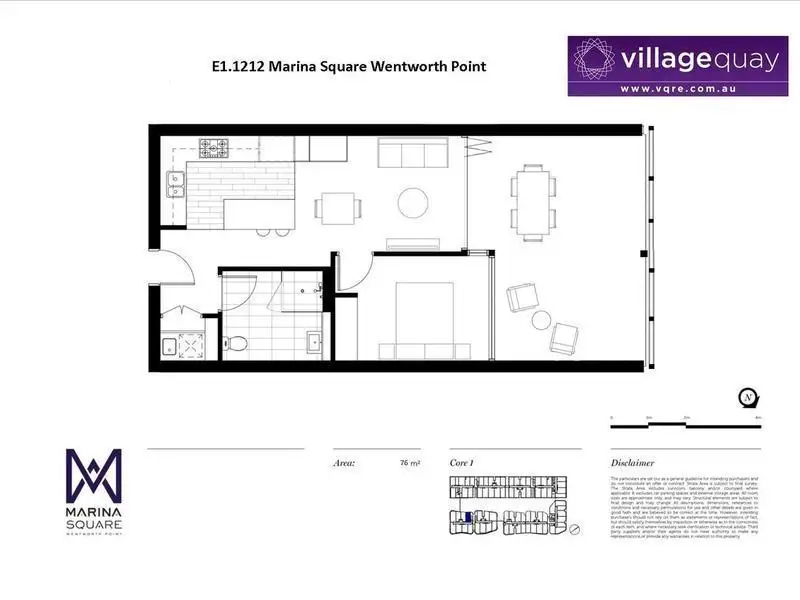 Main view of Homely apartment listing, E1/11 Wentworth Place, Wentworth Point NSW 2127