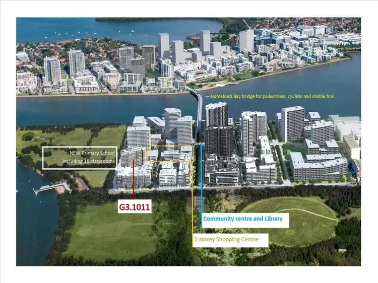 Second view of Homely apartment listing, G3/1 Burroway Road, Wentworth Point NSW 2127