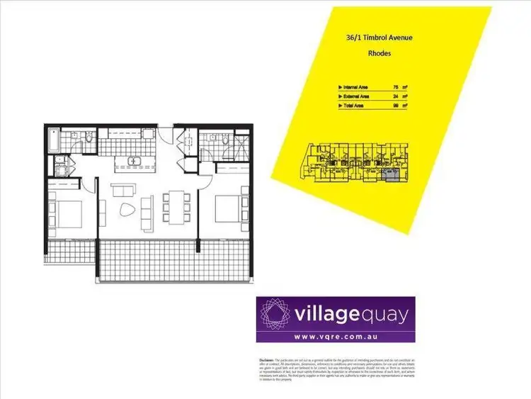 Second view of Homely apartment listing, 36/1 Timbrol Avenue, Rhodes NSW 2138
