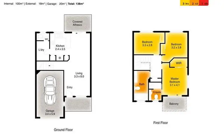 Second view of Homely apartment listing, 100/31 Archipelago Street, Pacific Pines QLD 4211