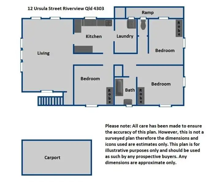 Third view of Homely house listing, 12 Ursula Street, Riverview QLD 4303