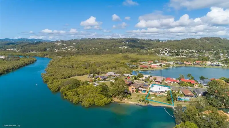 Main view of Homely house listing, 98 Cyclades Crescent, Currumbin Waters QLD 4223