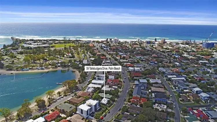Main view of Homely house listing, 59 Tallebudgera Drive, Palm Beach QLD 4221