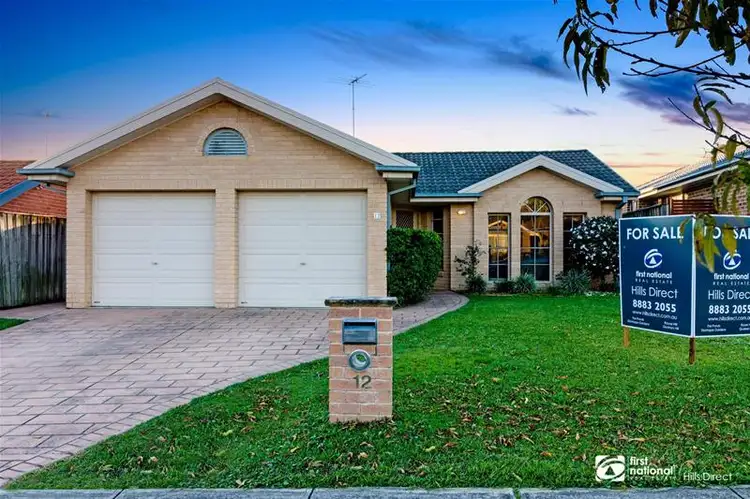 12 Lucas Circuit, Kellyville NSW 2155