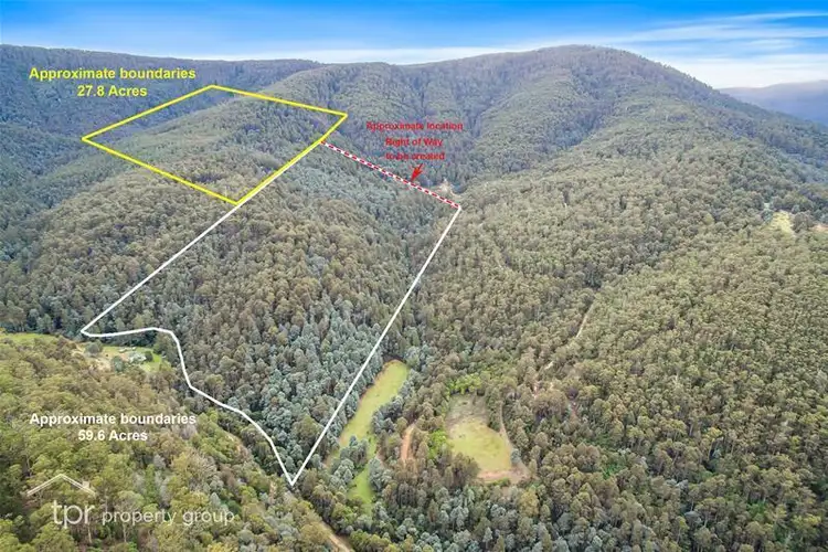 Main view of Homely land listing, 244027/1 Off Bakers Creek Road, Lucaston TAS 7109