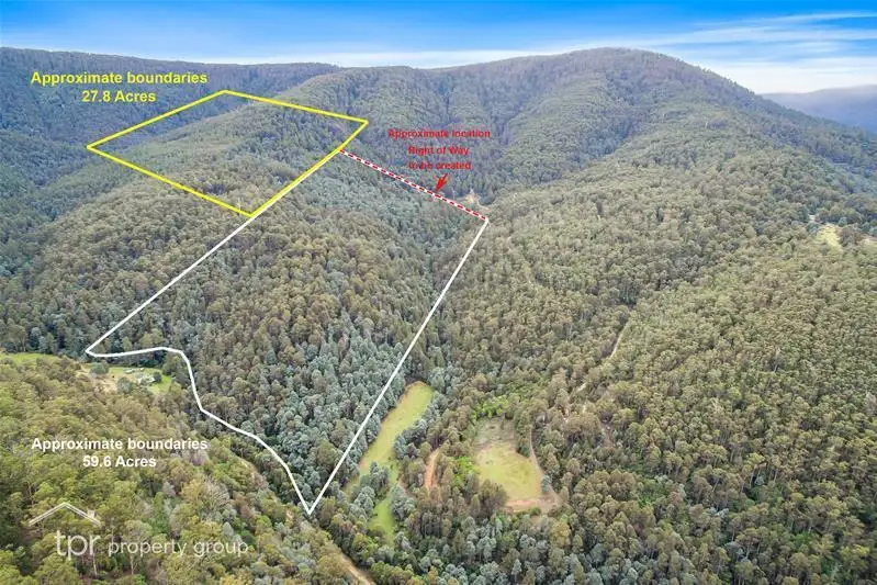Main view of Homely land listing, 244027/1 Off Bakers Creek Road, Lucaston TAS 7109