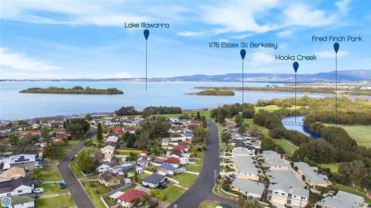 Second view of Homely townhouse listing, 1/76 Essex Street, Berkeley NSW 2506