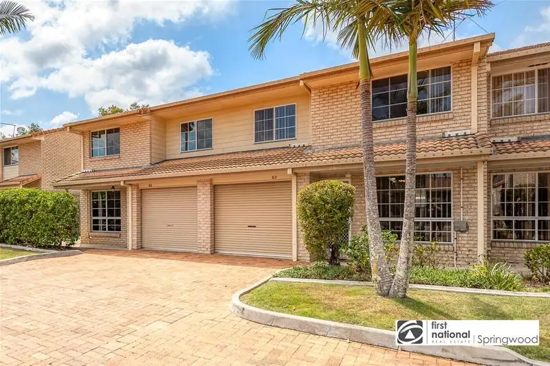 Main view of Homely townhouse listing, 63/15 Magellan Road, Springwood QLD 4127