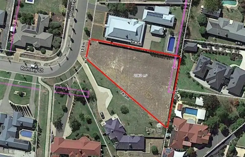 Main view of Homely land listing, 4 Romsey Court, Wodonga VIC 3690