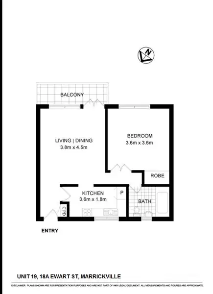 Fifth view of Homely apartment listing, 19/18A Ewart Street, Marrickville NSW 2204