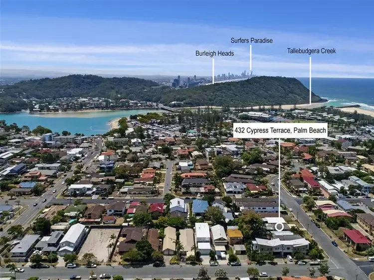 Main view of Homely house listing, 432 Cypress Terrace North, Palm Beach QLD 4221