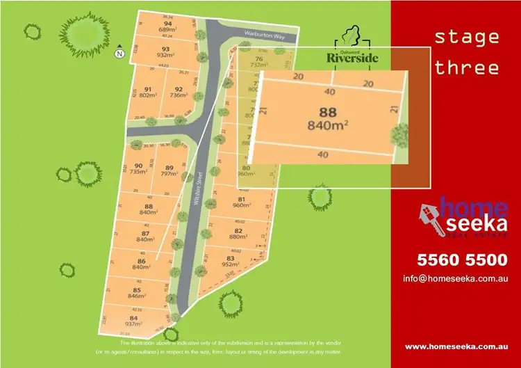Main view of Homely land listing, Lot 88 Oakwood River Wiltshire Street, Warrnambool VIC 3280