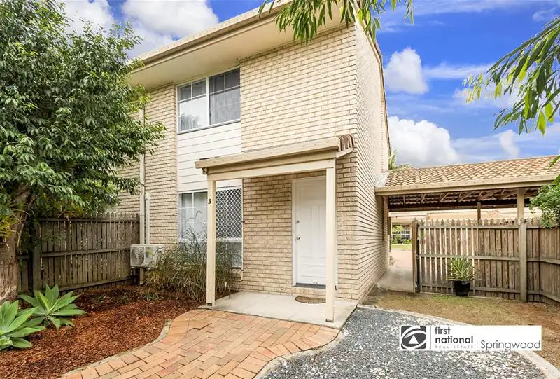 Main view of Homely townhouse listing, 3/15 Magellan Road, Springwood QLD 4127
