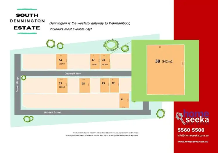 Main view of Homely land listing, Lot 38 South Denning Deverell Way, Dennington VIC 3280