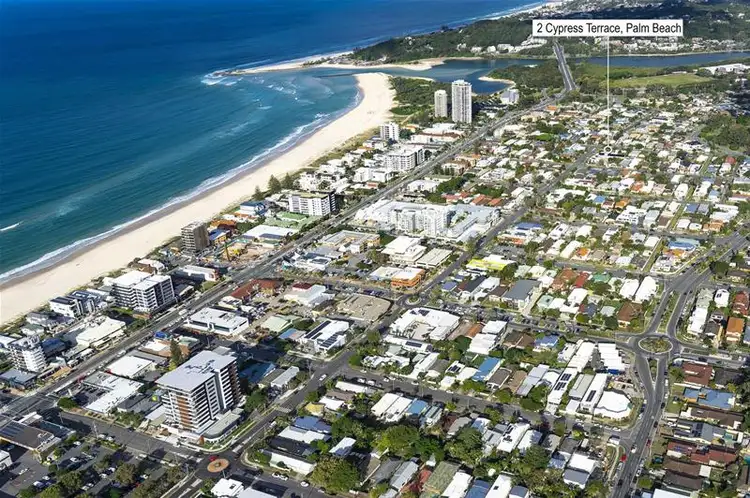 Main view of Homely house listing, 2 Cypress Terrace, Palm Beach QLD 4221
