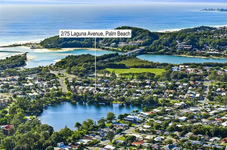 Second view of Homely semi-detached listing, 2/75 Laguna Avenue, Palm Beach QLD 4221
