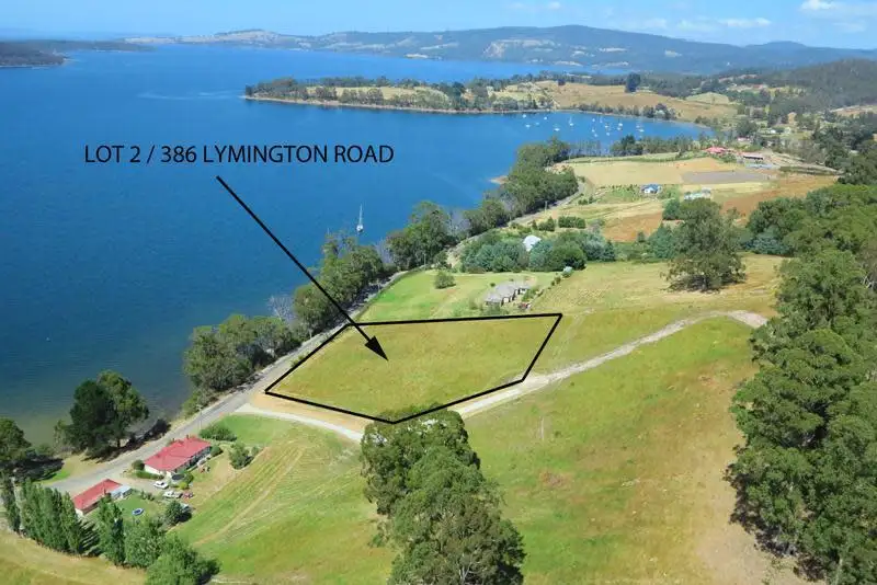 Main view of Homely land listing, Lot 2 386 Lymington Road, Lymington TAS 7109