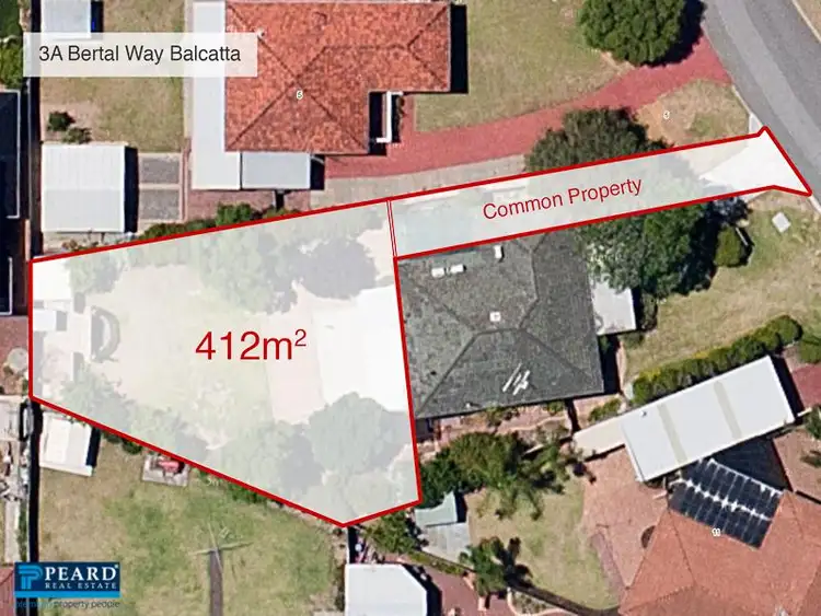 Main view of Homely land listing, 3A Bertal Way, Balcatta WA 6021