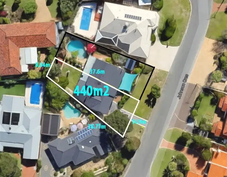 Main view of Homely land listing, 21 Johnson Crescent, Mullaloo WA 6027