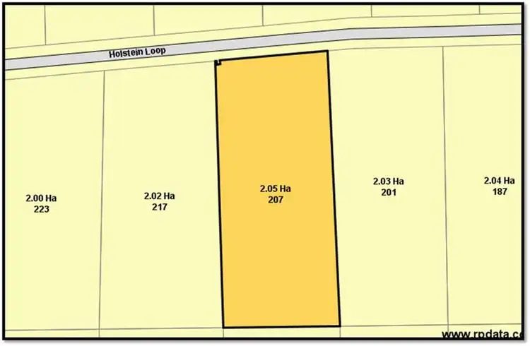 Main view of Homely land listing, 207 Holstein Loop, Lower Chittering WA 6084