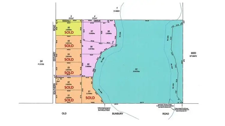 Main view of Homely land listing, 57 Rakali Drive, Lake Clifton WA 6215